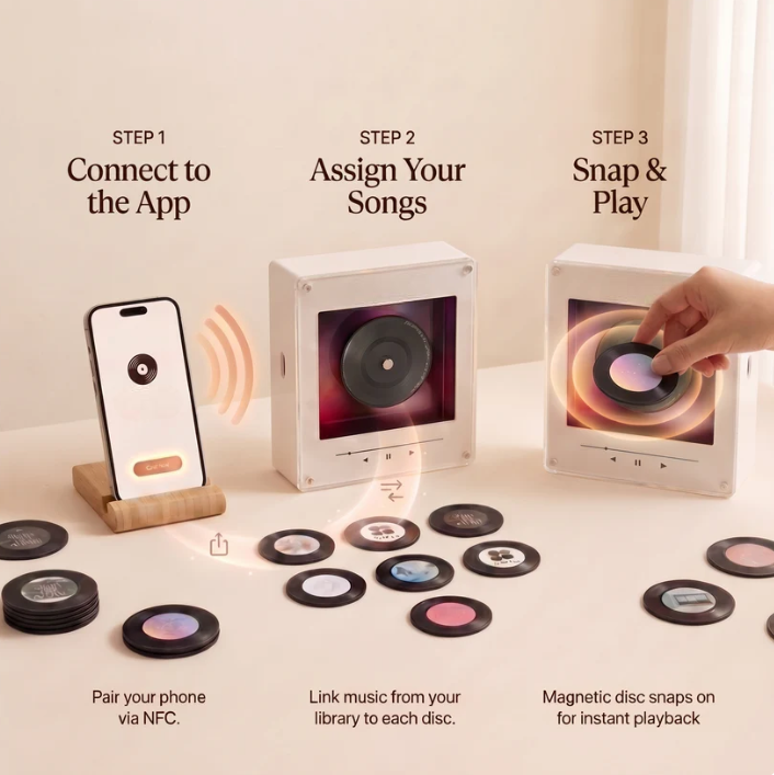 SnapVinyl™ Music Box